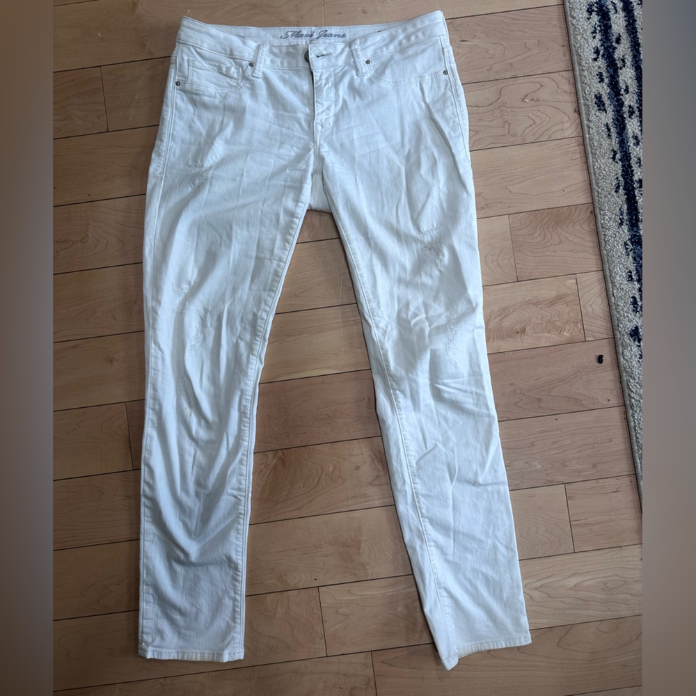 Mavi Women's White jeans